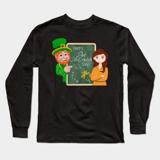 Happy Pat McCrotch Day Long Sleeve T-Shirt